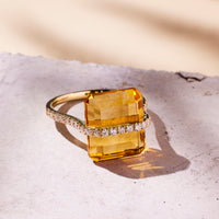 数量限定】Nude 天然石リング シトリンM – RAVICHARME