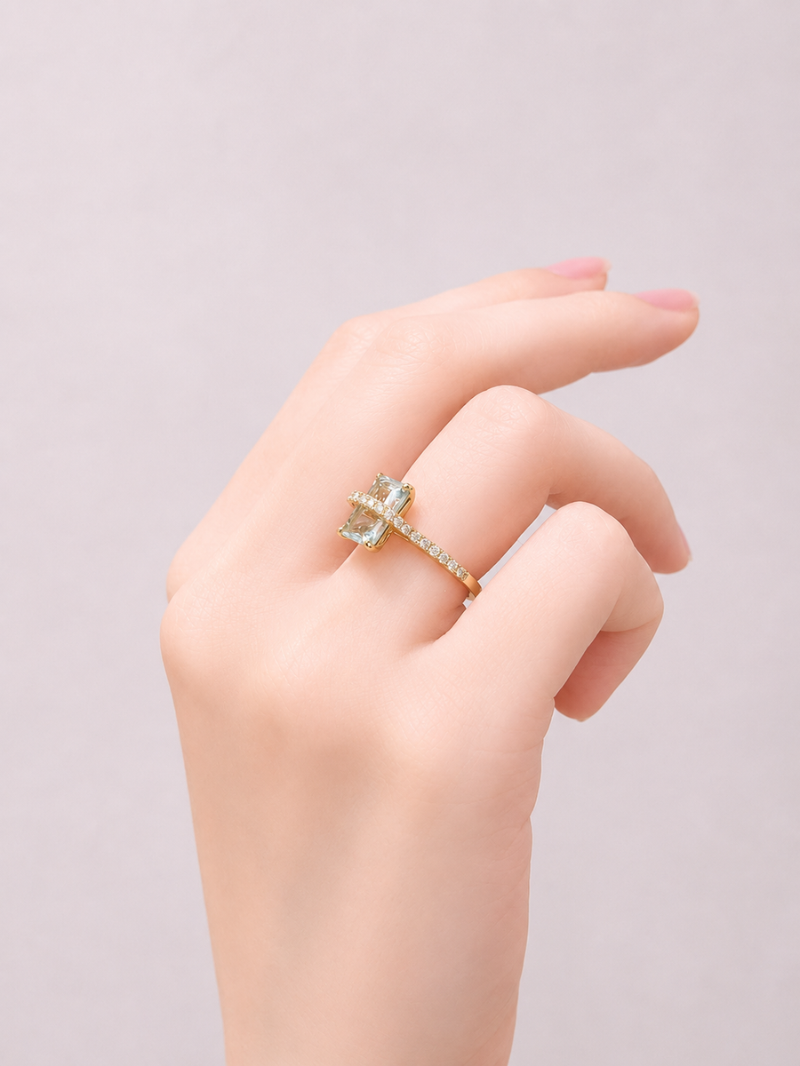 Ravicharme | 【1点もの】Nude アクアマリンリング – RAVICHARME