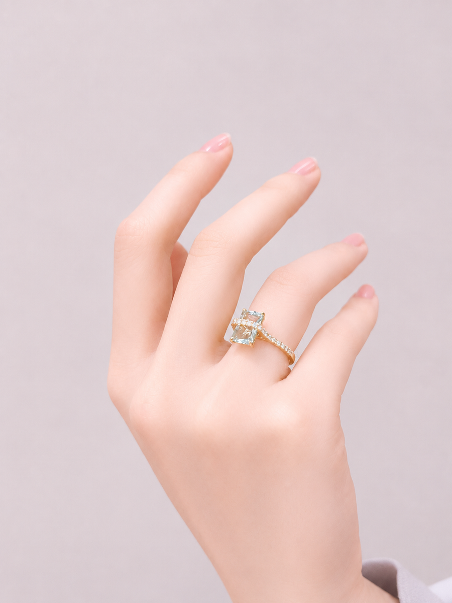 Ravicharme | 【1点もの】Nude アクアマリンリング – RAVICHARME